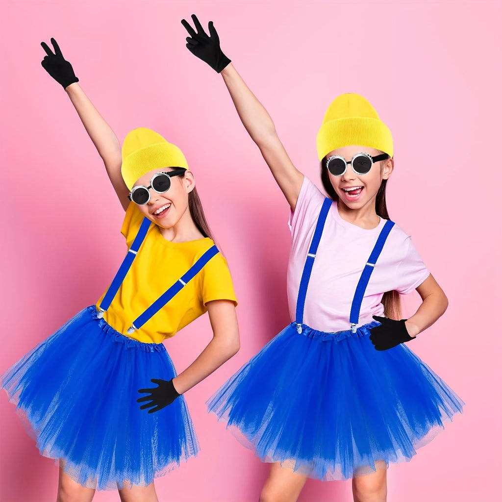 Women's Halloween Accessories Costume Set — Tutu, Goggles, Gloves & More