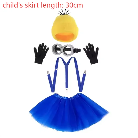 Halloween Costume Accessories Bundle — Goggles, Beanie & Gloves