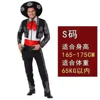 Men's Halloween Western Mexican Character Costume