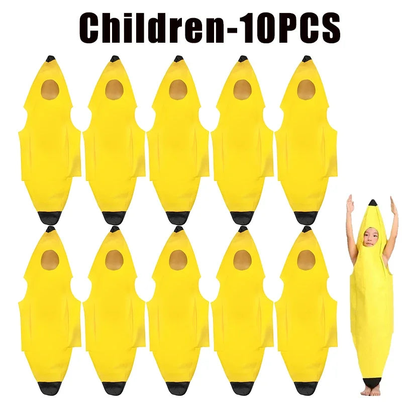 Funny Banana Costume — Kids & Adults Halloween Fancy Dress