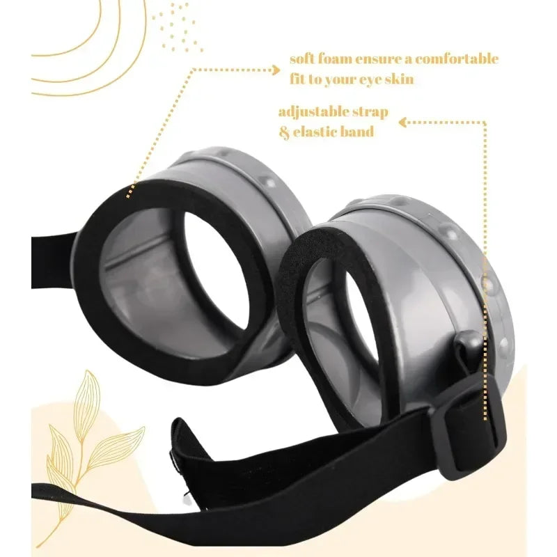 Halloween Costume Accessories Bundle — Goggles, Beanie & Gloves