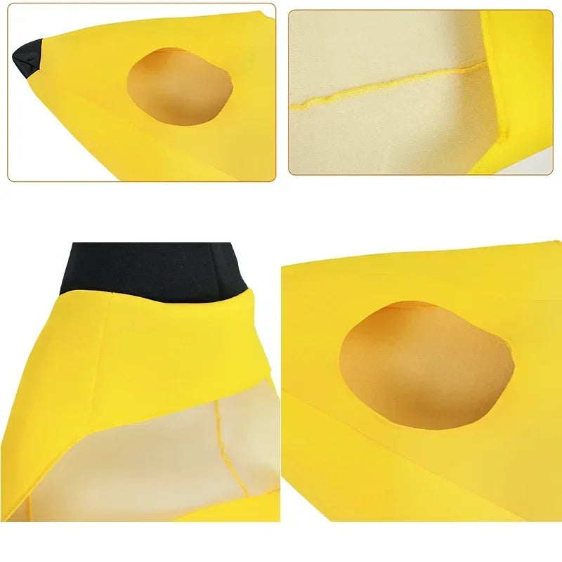 Funny Banana Costume — Kids & Adults Halloween Fancy Dress