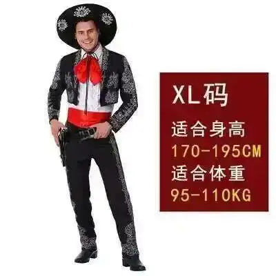Men's Halloween Western Mexican Character Costume