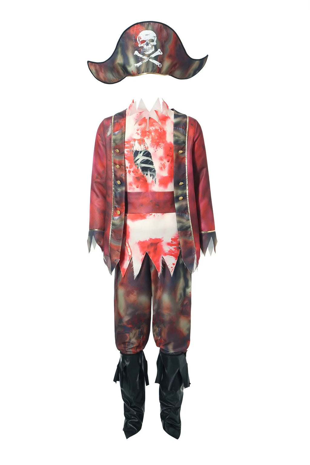 Couples Halloween Costume Set — Zombie Pirate & Ghost Bride