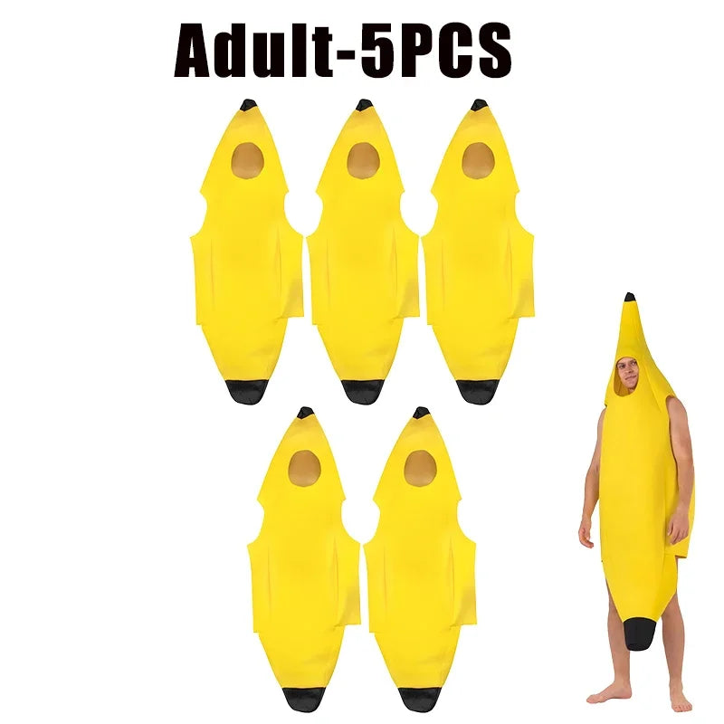 Funny Banana Costume — Kids & Adults Halloween Fancy Dress