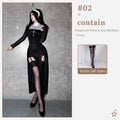 Women's Sexy Nun Halloween Costume — Carnival Cosplay Fancy Dress