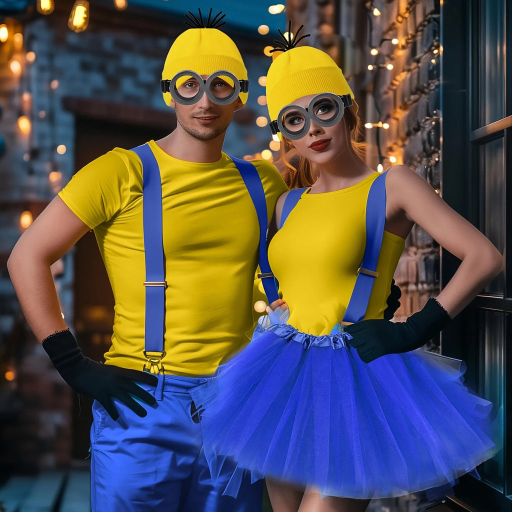 Women's Halloween Accessories Costume Set — Tutu, Goggles, Gloves & More