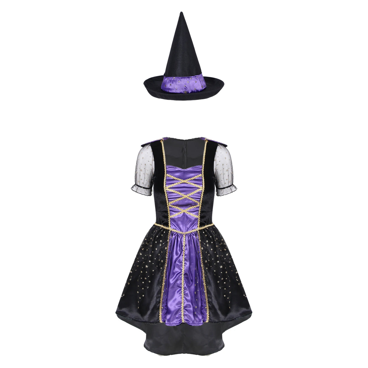 Women's Halloween Witch & Vampire Queen Costume Dress
