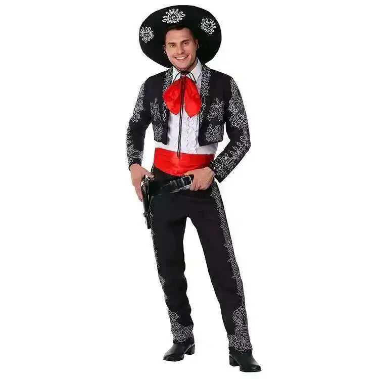 Men's Halloween Western Mexican Character Costume
