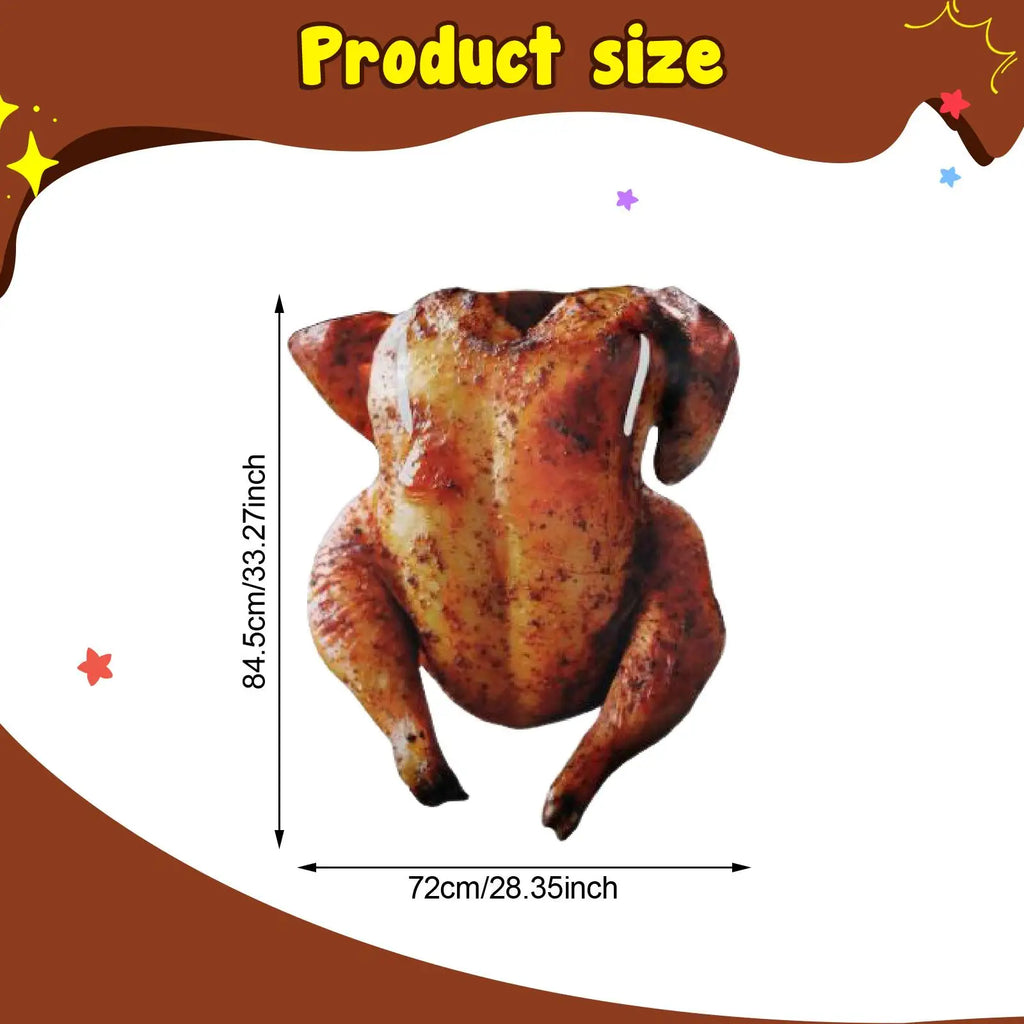 Funny Roast Turkey Halloween Costume — Kids & Adults Fancy Dress