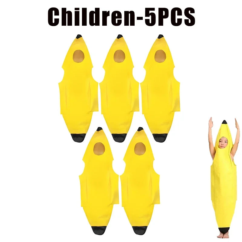 Funny Banana Costume — Kids & Adults Halloween Fancy Dress