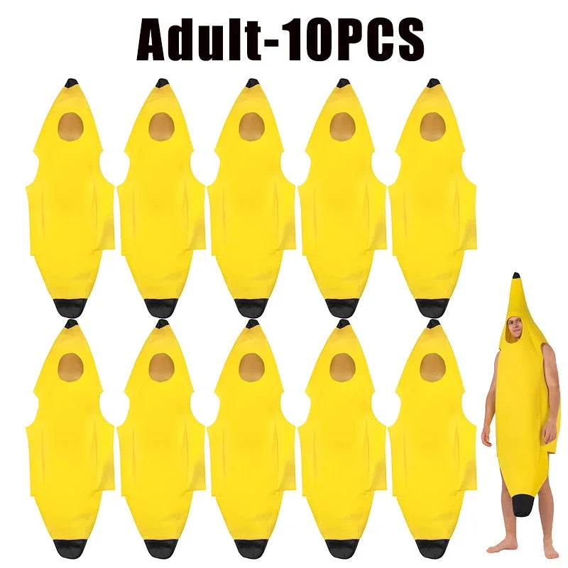 Funny Banana Costume — Kids & Adults Halloween Fancy Dress